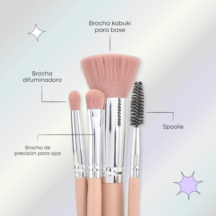 KIT DE BROCHAS ROSY X 8 PCS