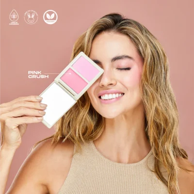 RUBOR DÚO CREMA Y POLVO COMPACTO PINKCRUSH