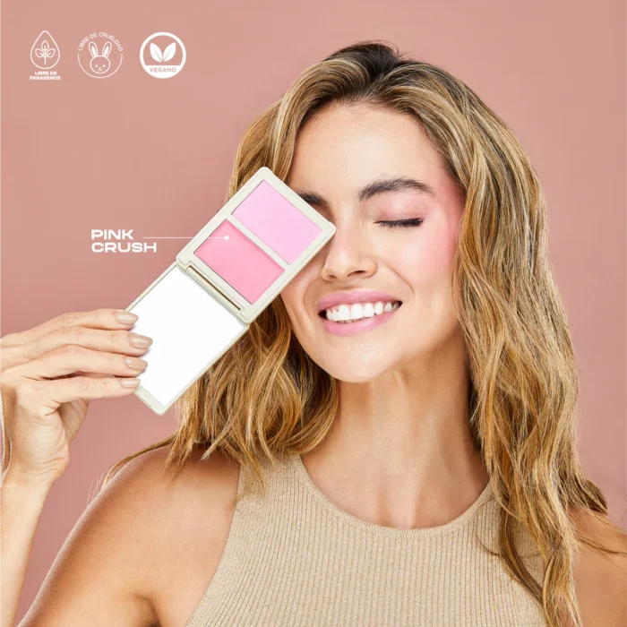 RUBOR DÚO CREMA Y POLVO COMPACTO PINKCRUSH RUBOR DÚO CREMA Y POLVO COMPACTO PINKCRUSH