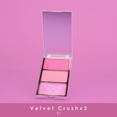 RUBOR VELVET X3 01 PINK